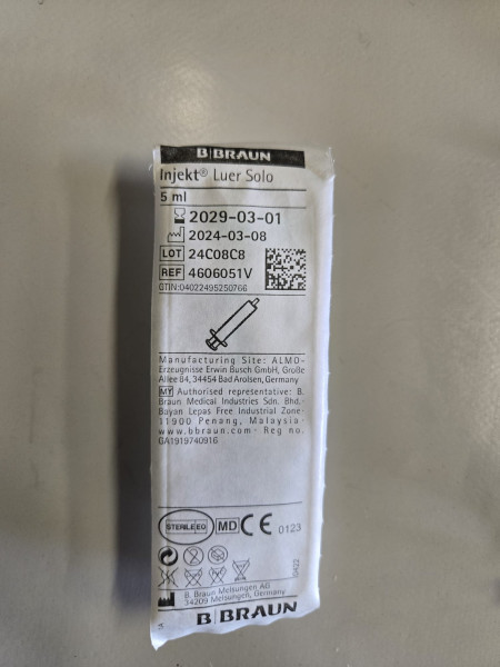 Einmalspritze 5 ml - Injekt Luer Solo